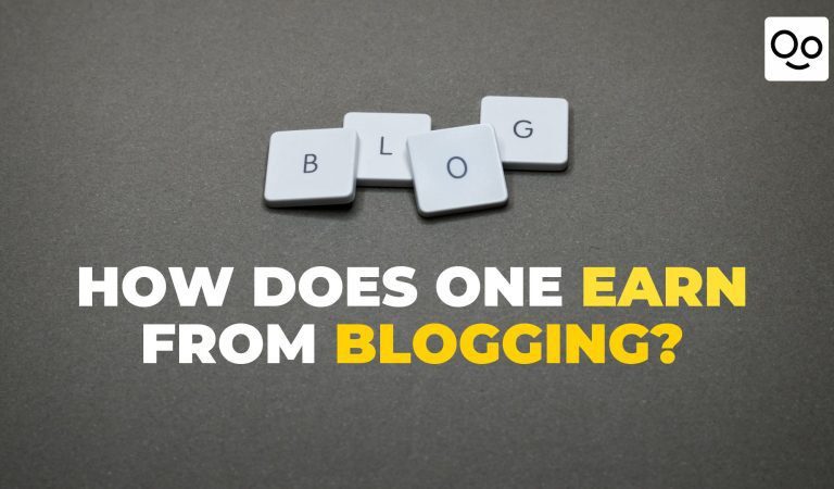 How does one earn from blogging?