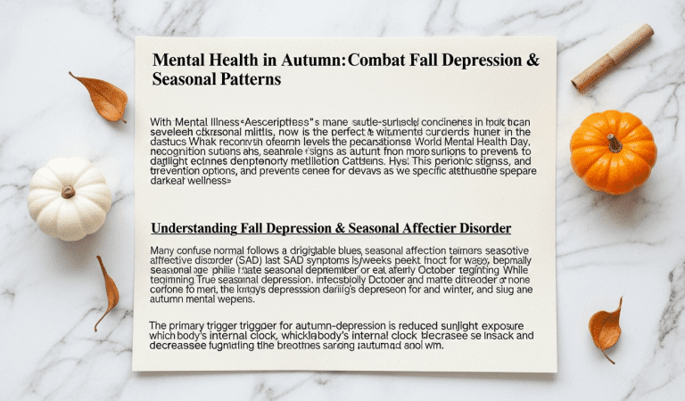 Autumn Blues to Brighter Days: Outsmart Seasonal Depression This Fall with Proven Strategies