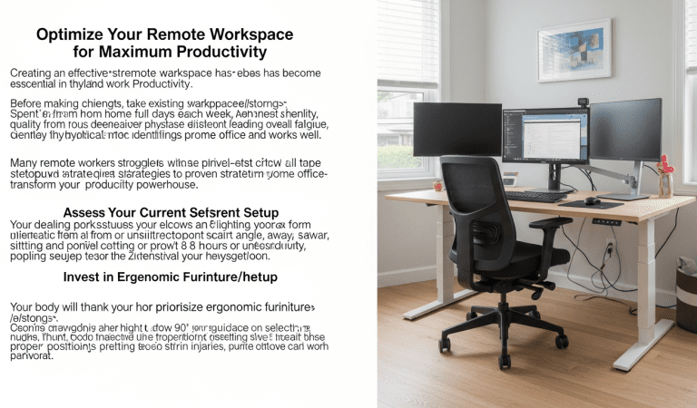 Level Up Your Home Office: Genius Remote Workspace Hacks for Ultra Productivity
