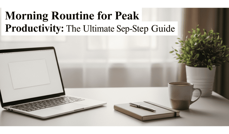 Morning Routine for Peak Productivity: The Ultimate Step-by-Step Guide