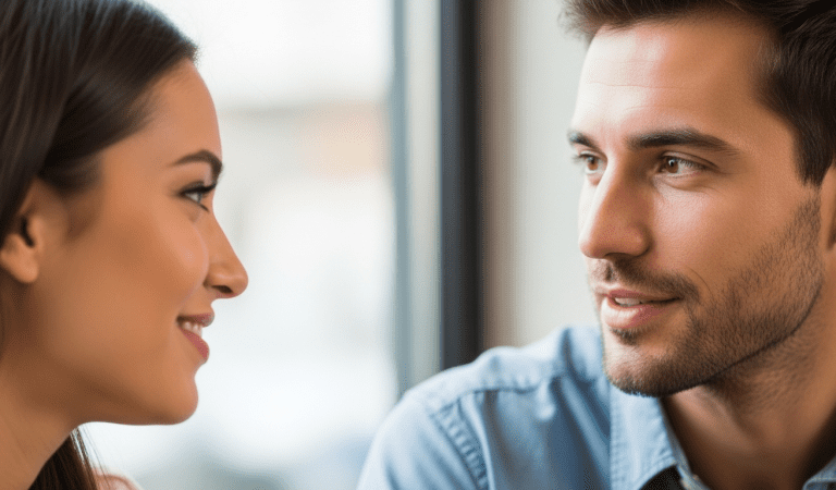Eye Contact Tips for Men: How to Look into Her Eyes Without Being Creepy