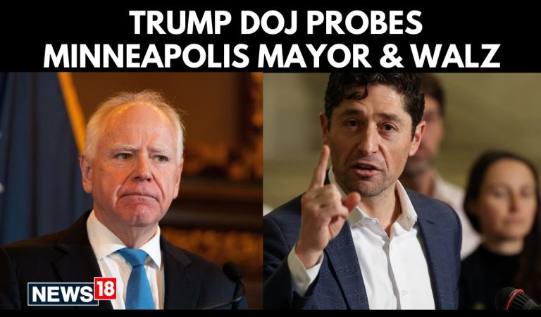 Trump DOJ Investigates Walz, Frey Over Fatal ICE Shooting Clash