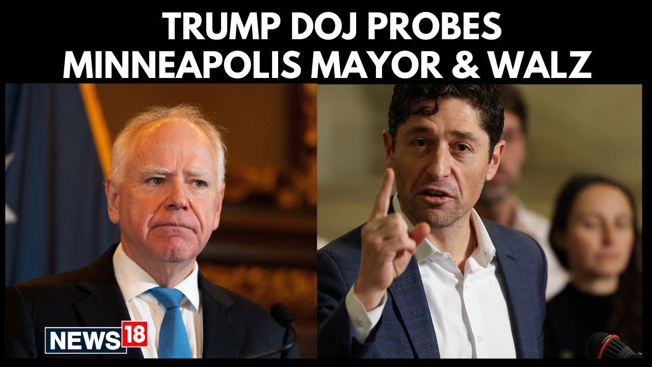 Trump DOJ Investigates Walz, Frey Over Fatal ICE Shooting Clash News