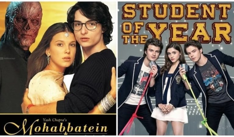 Stranger Things Bollywood AI Images Go Viral: Hawkins Cast Reimagined in Iconic Bollywood Movie Posters