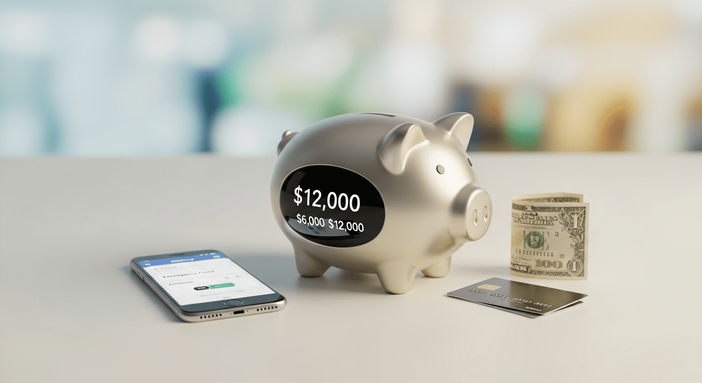 How Young Adults in the USA Can Build a $6,000–$12,000 Emergency Fund Personal Finances