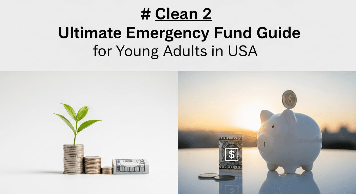 Ultimate Emergency Fund Guide for Young Adults in the USA: Save 3–6 Months of Expenses Fast Personal Finances