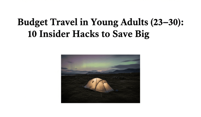 Budget Travel in Iceland for Young Adults (23–30): 10 Insider Hacks to Save Big