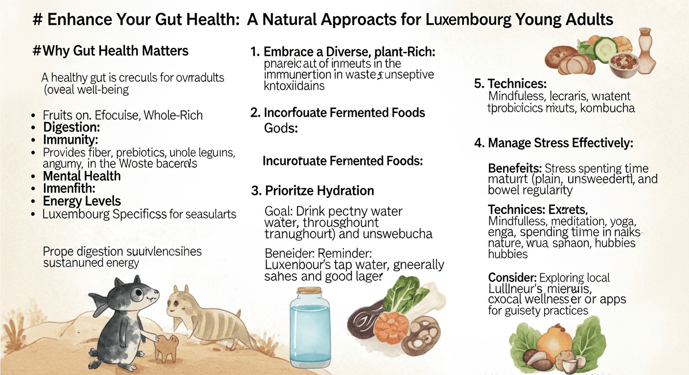 Improve Gut Health Naturally: Ultimate Guide for Luxembourg Young Adults (23–30) Health & Fitness