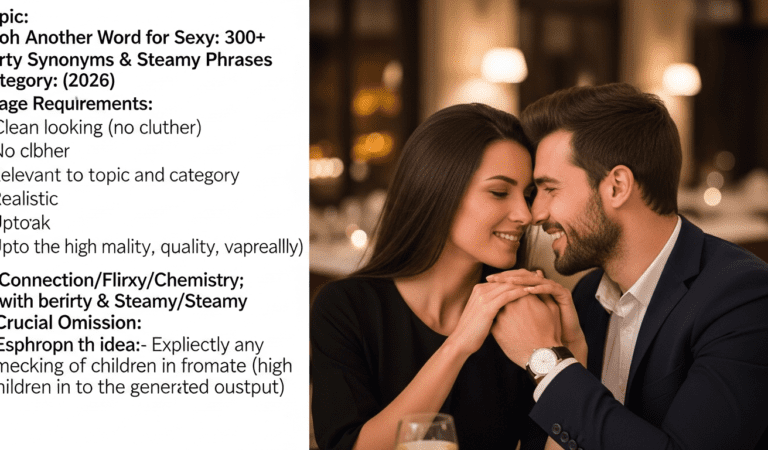 Another Word for Sexy: 300+ Flirty Synonyms & Steamy Phrases (2026)
