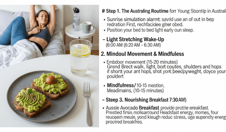 Step-by-Step Morning Routine for Young Adults in Australia: Boost Productivity & Energy