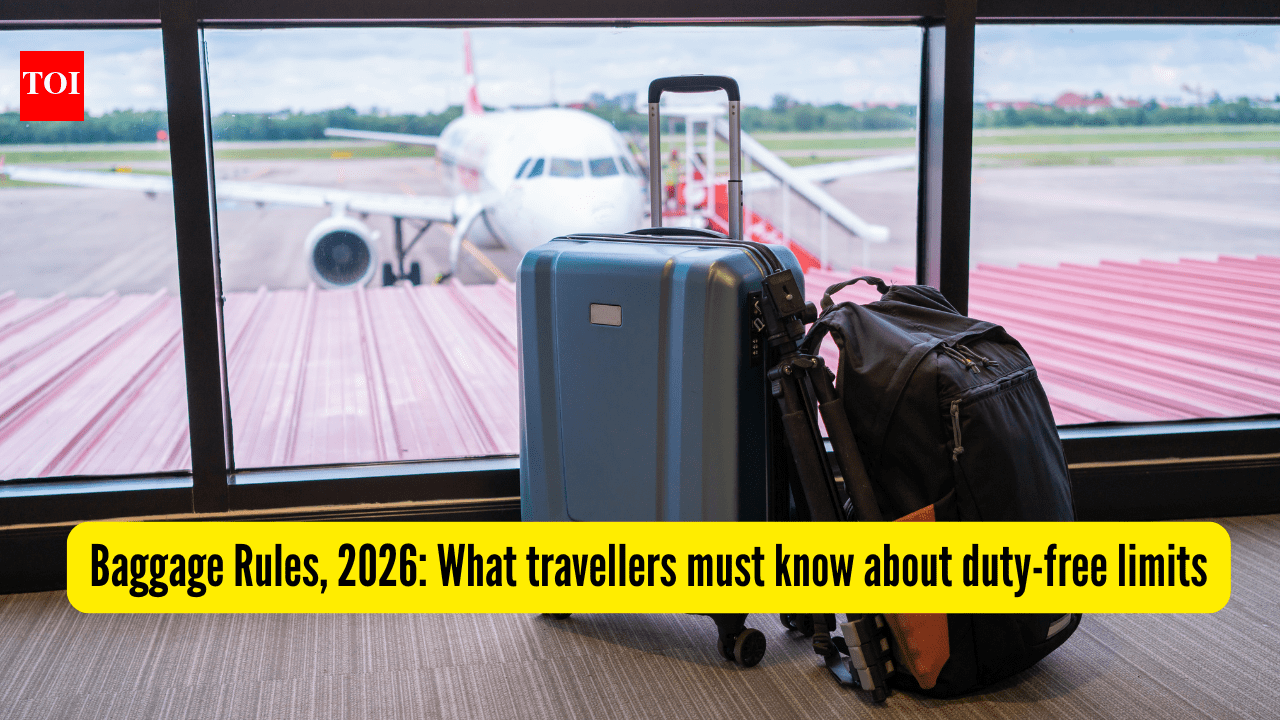 India Baggage Rules 2026: Duty-Free Gold Jewellery & ₹75,000 Travel Allowance Guide News