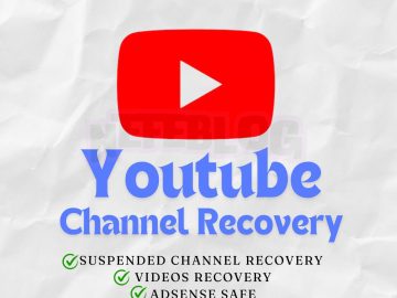 youtube subspended channel recovery