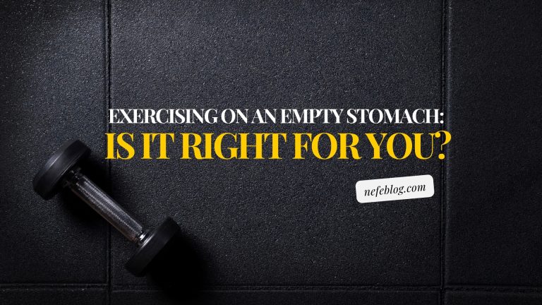 Exercising on an Empty Stomach Is It Right for You