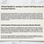 Autumn Blues to Brighter Days: Outsmart Seasonal Depression This Fall with Proven Strategies Tech