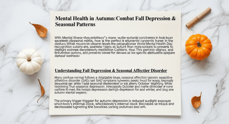 Autumn Blues to Brighter Days: Outsmart Seasonal Depression This Fall with Proven Strategies Tech