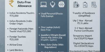India Baggage Rules 2026: Duty-Free Gold Jewellery & ₹75,000 Travel Allowance Guide News