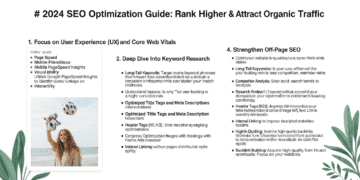2024 SEO Optimization Guide: Rank Higher & Attract Organic Traffic Ai
