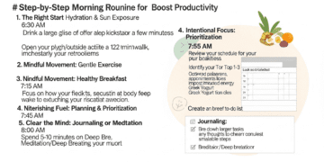 Step-by-Step Morning Routine for Young Adults to Boost Productivity Ai