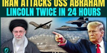US F-35C Downs Iranian Shahed-129 Drone Near USS Abraham Lincoln in Arabian Sea News